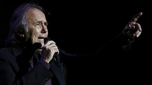Joan Manuel Serrat, en un reciente concierto en Pamplona