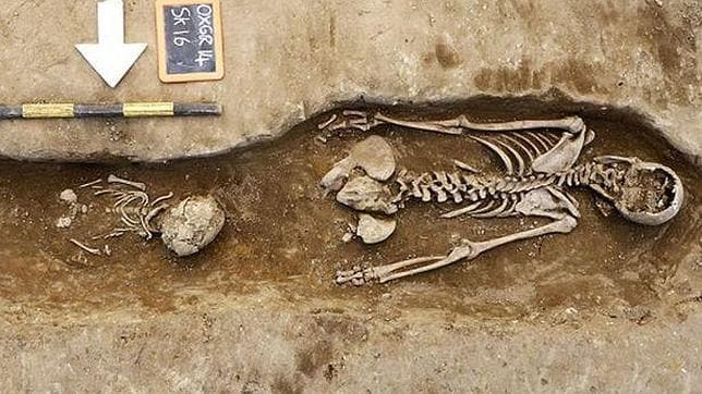 El esqueleto fue inhumado boca abajo, un castigo reservado para las monjas que pecaban