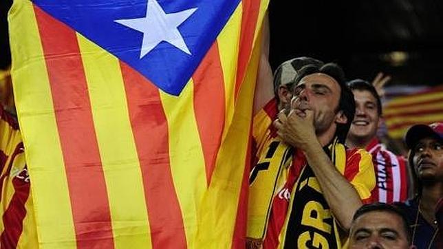 Movilización secesionista contra el himno y el Rey en la final de la Copa del Rey