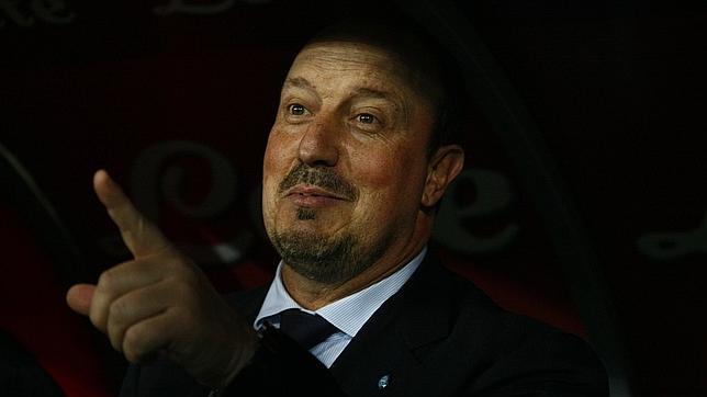 Benítez llegó a Madrid a las doce y media de la mañana