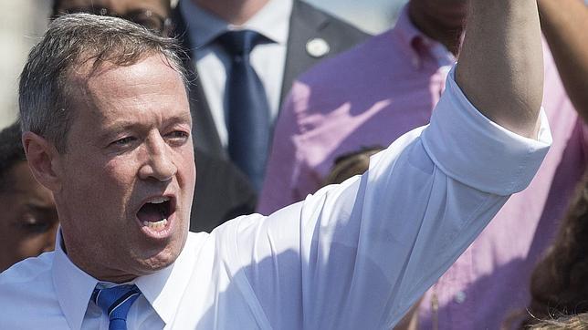 Martin O’Malley el pasado sábado durante un acto de campaña