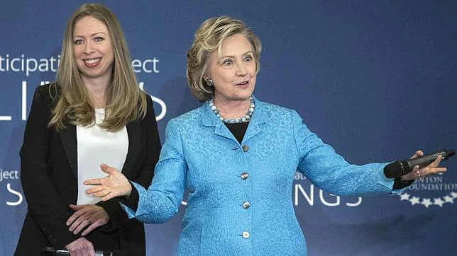 Hillary Clinton y su hija Chelsea, en un acto reciente en Nueva York
