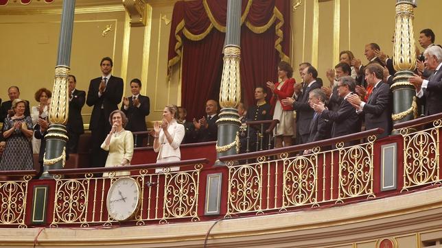 Doña Sofía, una madre que disfruta con cada uno de los logros de su hijo