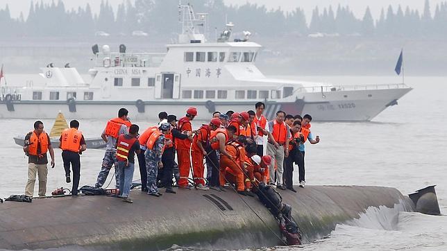 Se apaga la esperanza de encontrar supervivientes del barco hundido en China