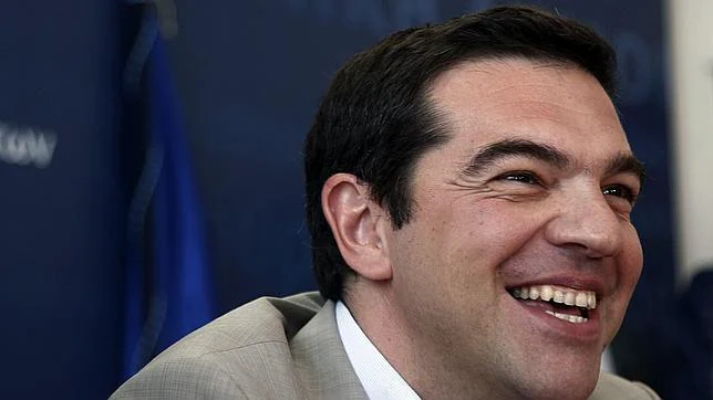 Alexis Tsipras, durante una rueda de prensa este martes en Atenas