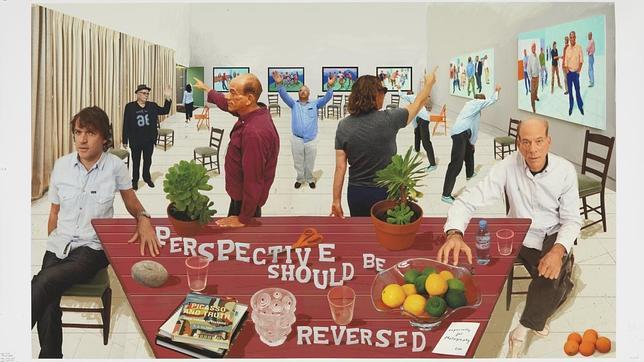 David Hockney busca el efecto 3D sin gafas