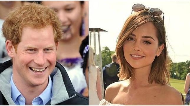 El Príncipe Enrique y la actriz Jenna Coleman intiman en Ascot