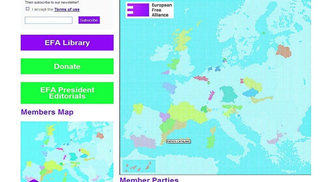 El grupo de Compromís en Bruselas defiende el independentismo catalán