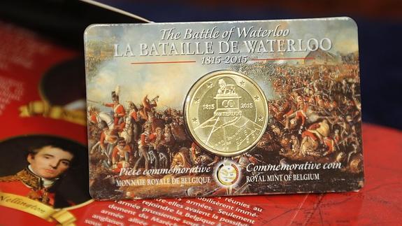 Bélgica acuña una moneda de 2,5 euros sobre Waterloo pese al rechazo de Francia