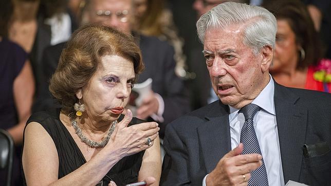 Patricia Vargas Llosa y su marido