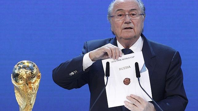 Blatter anuncia la elección de Rusia para 2018