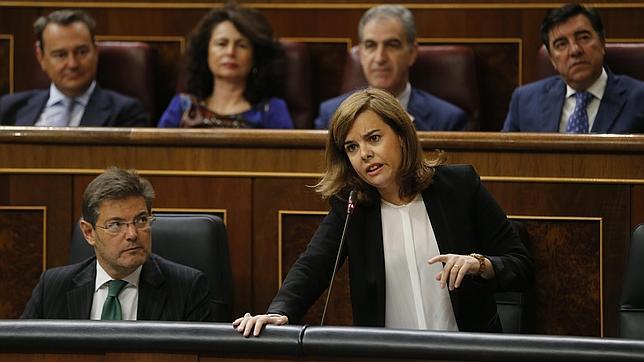 Sáenz de Santamaría, en el Congreso