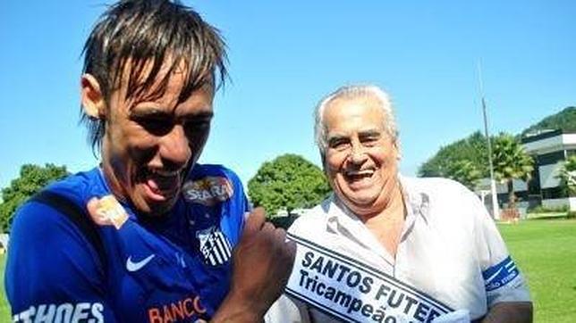 Neymar junto a Zito