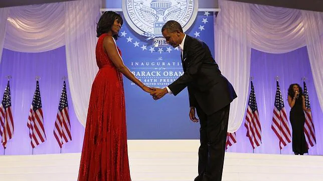 Los Obama en el baile inaugural en Washington en 2013