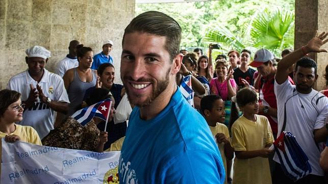 Sergio Ramos, en Cuba con Unicef