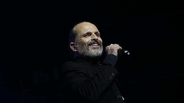 Miguel Bosé, en un reciente concierto