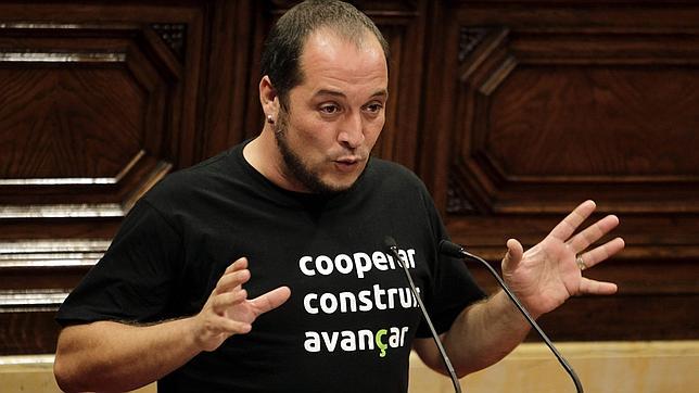 El portavoz de la CUP, David Fernández