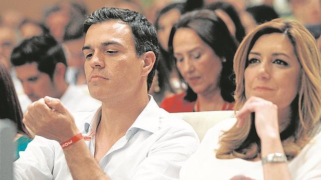 Pedro Sánchez y Susana Díaz en Alcala de Guadaira