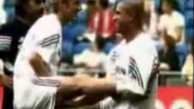 Roberto Carlos y David Beckham, previo al encuentro