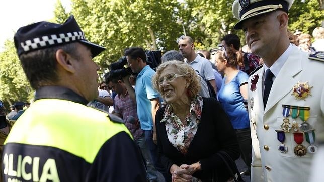 Manuela Carmena no quiere antidisturbios en los desahucios