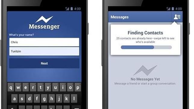 El Messenger de Facebook no necesitará registro