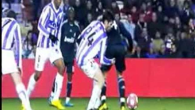 Arzo y Guti, durante el partido