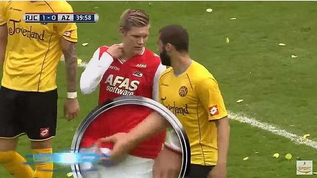 Ramos y Johannsson, durante el encuentro