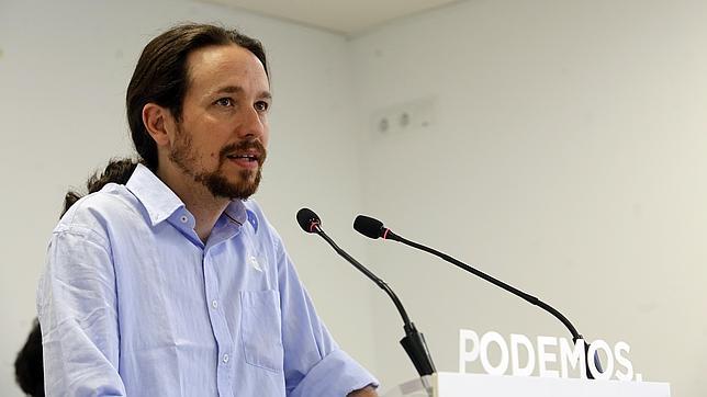 El líder de Podemos, Pablo Iglesias