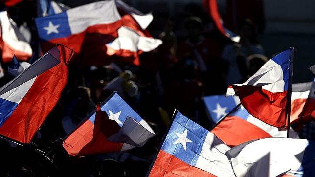 Aficionados chilenos en la final ante Argentina
