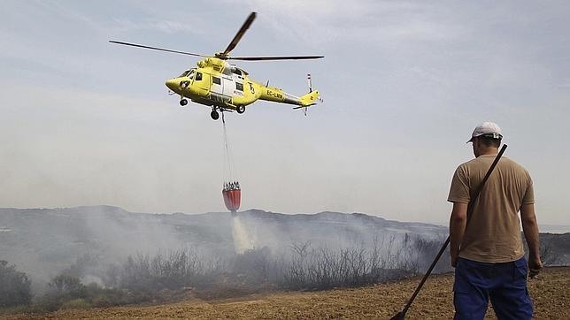 El incendio de las Cinco Villas, Zaragoza, ha dejado de extenderse