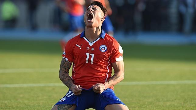 El chileno Vargas, autor del mejor gol de la Copa América