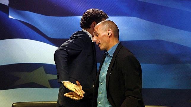Varufakis y Dijsselbloem se despiden tras la reunión