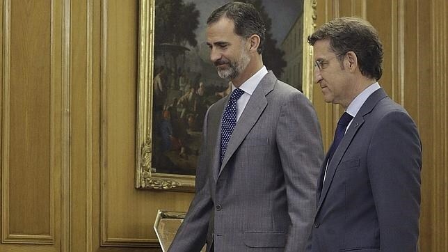 El Rey recibe al presidente de la Xunta