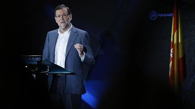 Mariano Rajoy, en la conferencia del PP, este sábado