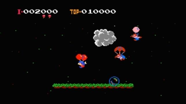 Este juego se utilizó para los niveles de agua Super Mario Bros, según el propio Iwata