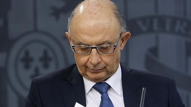 El ministro de Hacienda, Cristóbal Montoro