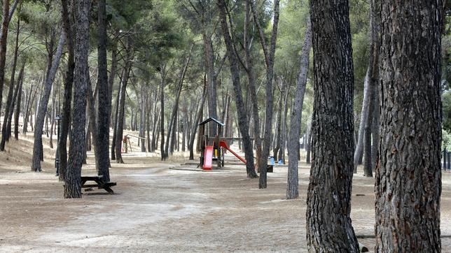 Parque de los Gavilanes, conocido como los pinos, en la carretera de Madrid -Toledo