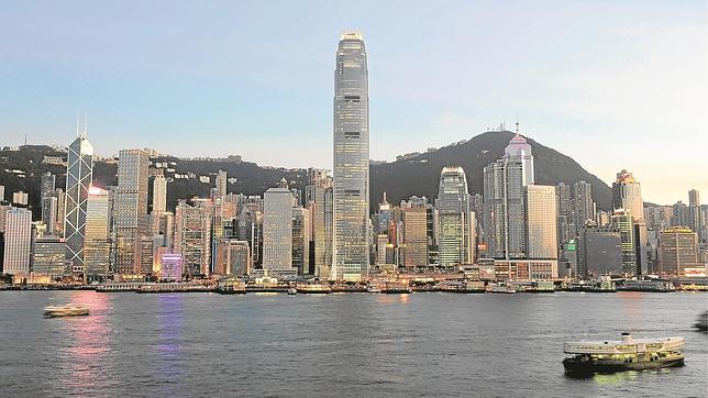 Panorámica del corazón financiero de Hong Kong