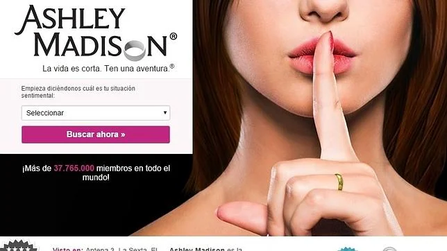 Cuelgan los datos de los usuarios Ashley Madison, la web de citas para ser infiel