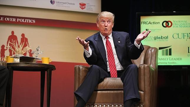 Donald Trump, en un acto reciente en Iowa