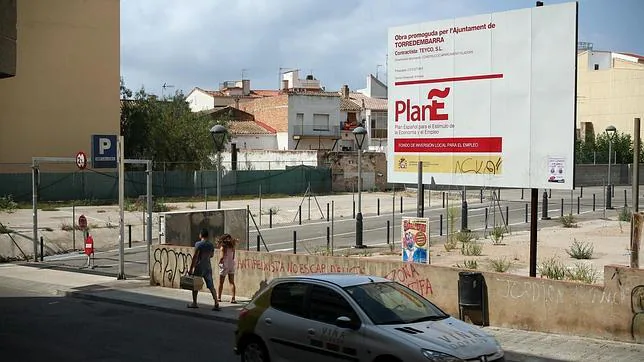 Párking del carrer Filadors de Torredembarra, uno de los inmuebles cuya construcción está siendo investigada