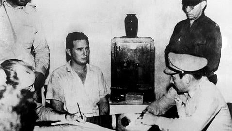 Fidel Castro en 1953 después del asalto al cuartel Moncada (Archivo ABC)