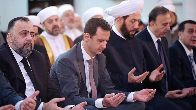 El presidente Assad el pasado 17 de julio en un acto por el fin del Ramadán en Damasco