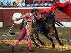 Directo: dramática voltereta del último miura a Escribano