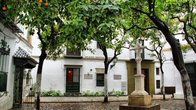 Plaza de Santa Marta en el Barrio de Santa Cruz