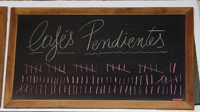 Piazarra en la que se llevó a cabo la iniciativa solidaria del café pendiente