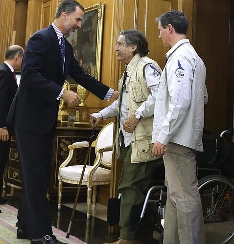 Miguel de la Quadra, al Rey: «Me he escapado del hospital para venir a verle»