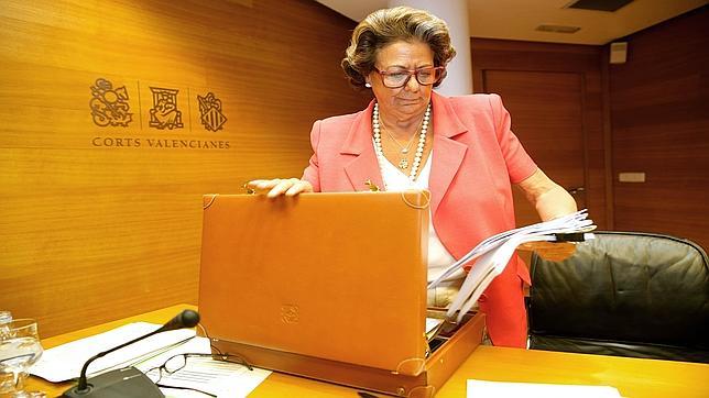 El TSJCV tramita una denuncia contra Rita Barberá por mantener símbolos franquistas