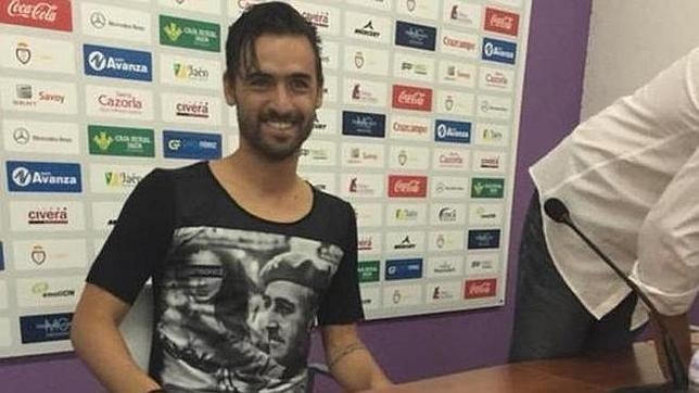 El luso Nuno Silva, el día de su presentación como jugador del Real Jaén