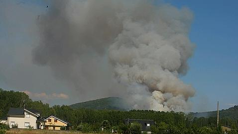 La superficie quemada por el fuego en julio supera ya a la de todo 2014